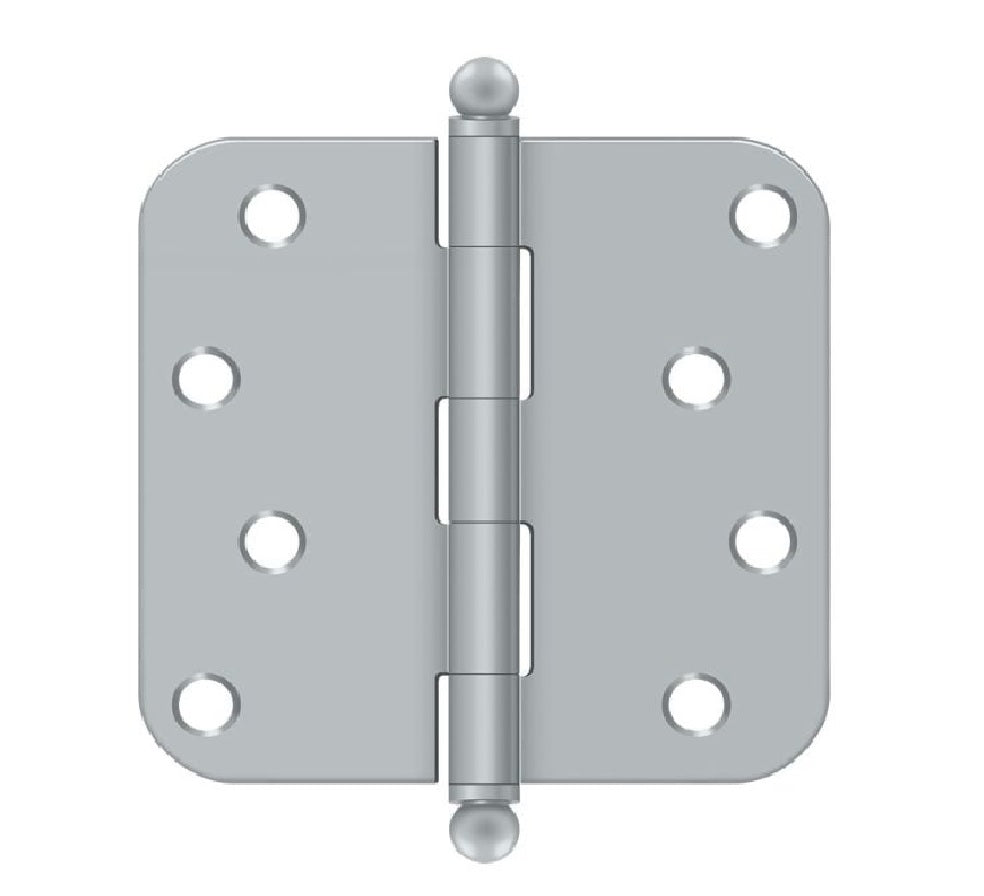Deltana S44R526D-BT Radius Hinge, Satin Chrome