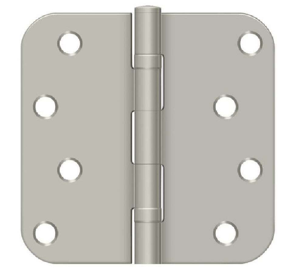 Deltana S44R5BB15 Radius Hinge, Satin Nickel