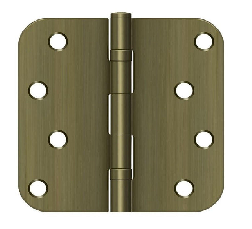 Deltana S44R5BB5 Radius Hinge, Antique Brass