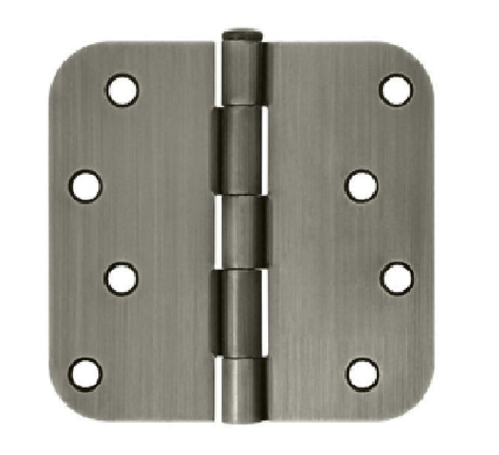 Deltana S44R5BK15A Radius Hinge, Antique Nickel