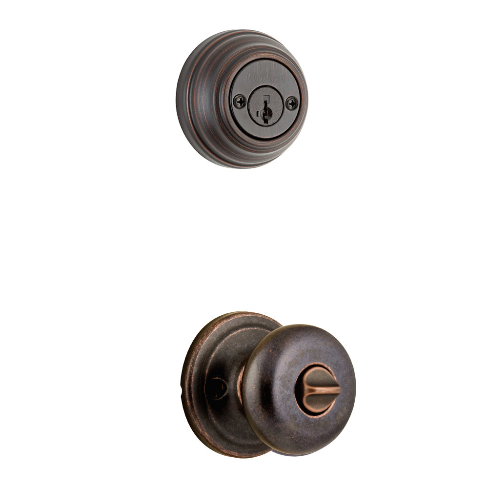 Kwikset 979J 11P SMT Juno Inside Trim Knob, Venetian Bronze