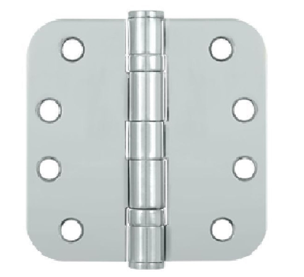 Deltana S44R5HDB26 Radius Hinge, Bright Chrome