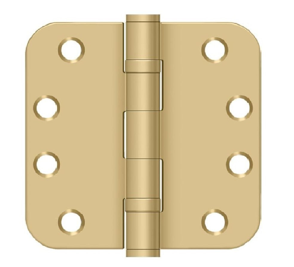 Deltana S44R5HDB4 Radius Hinge, Satin Brass