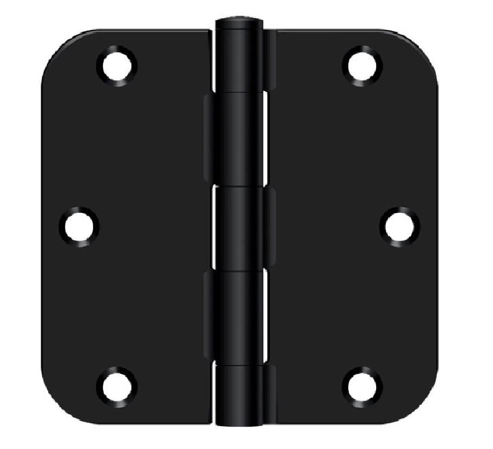 Deltana S35R51B Radius Hinge, Flat Black