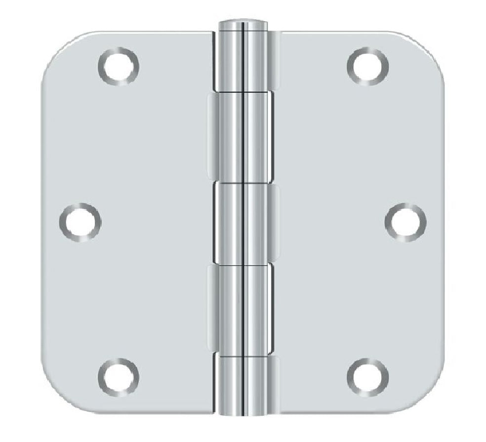 Deltana S35R526 Radius Hinge, Bright Chrome