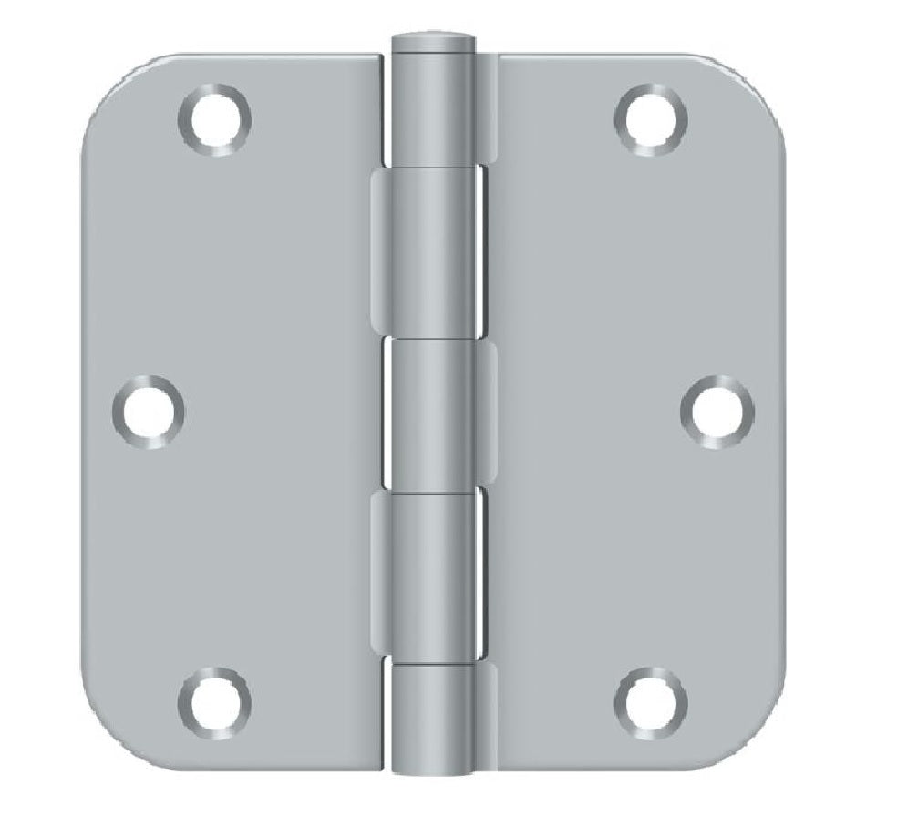 Deltana S35R526D Radius Hinge, Satin Chrome