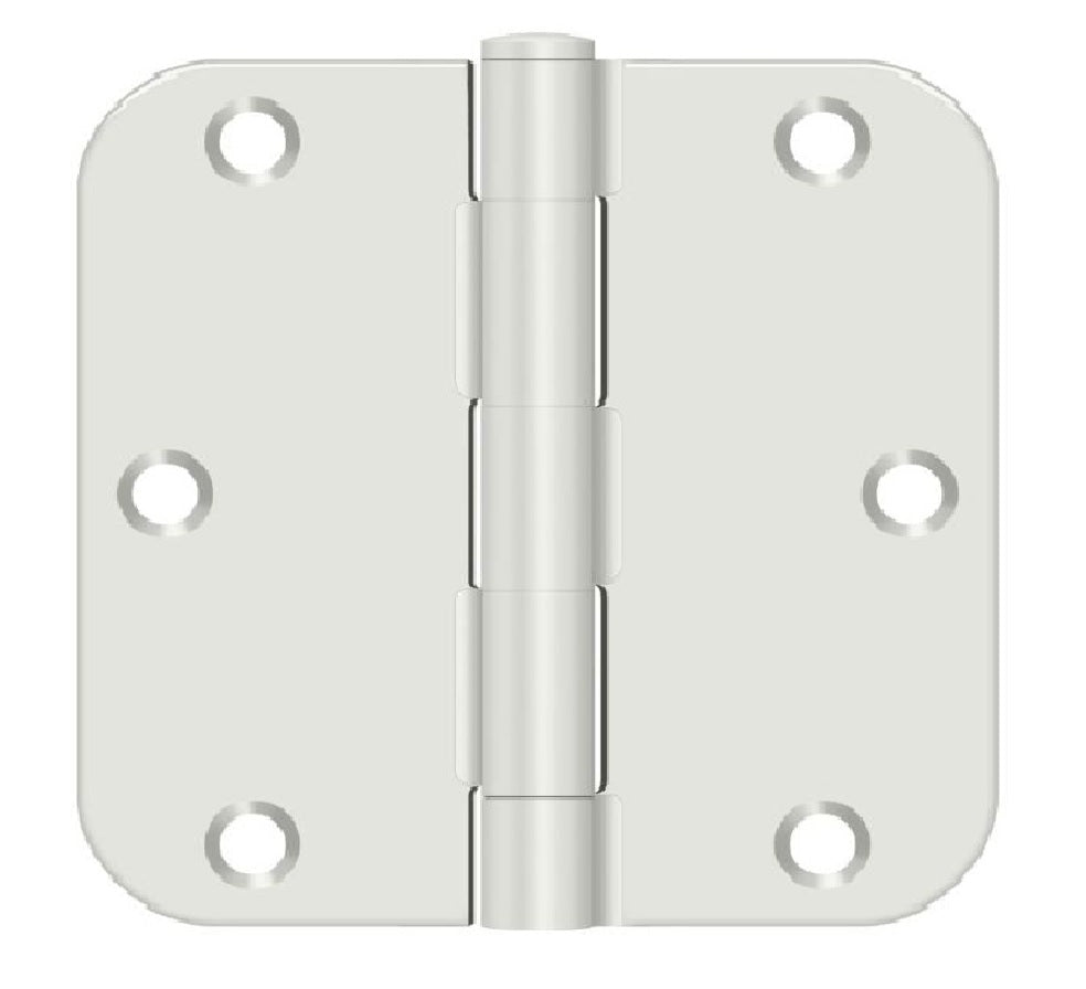 Deltana S35R5BKUSPW Radius Hinge, White
