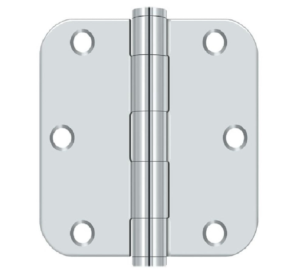 Deltana S35R5HD26 Radius Hinge, Bright Chrome