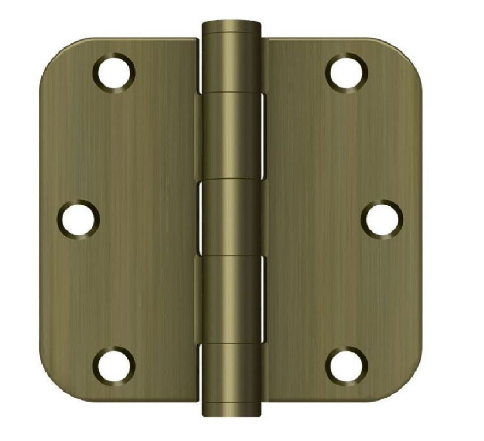 Deltana S35R5HD5 Radius Hinge, Antique Brass