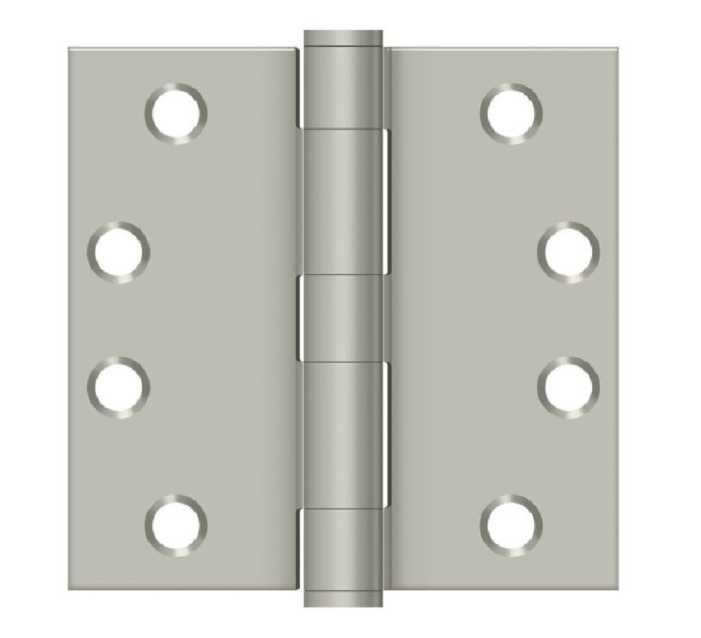 Deltana S44HD15 Square Door Hinge, Satin Nickel