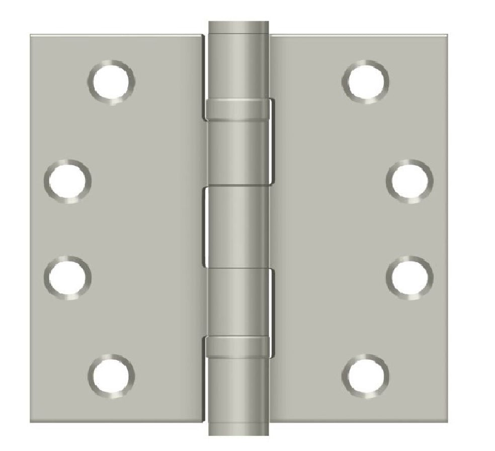 Deltana S44HDBB15 Square Door Hinge, Satin Nickel