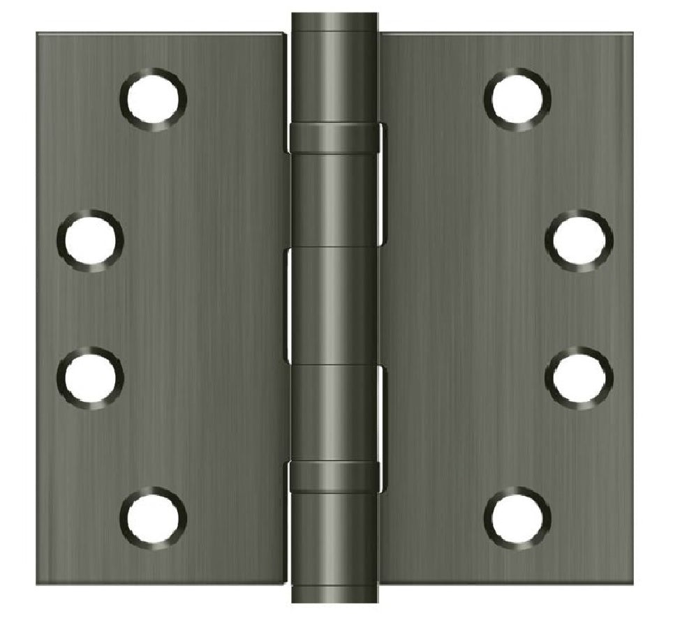 Deltana S44HDBB15A Square Door Hinge, Antique Nickel