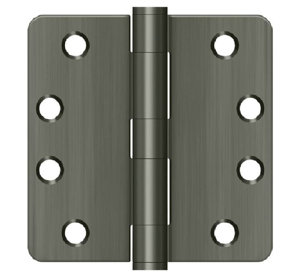 Deltana S44R4HD15A Radius Door Hinge, Antique Nickel