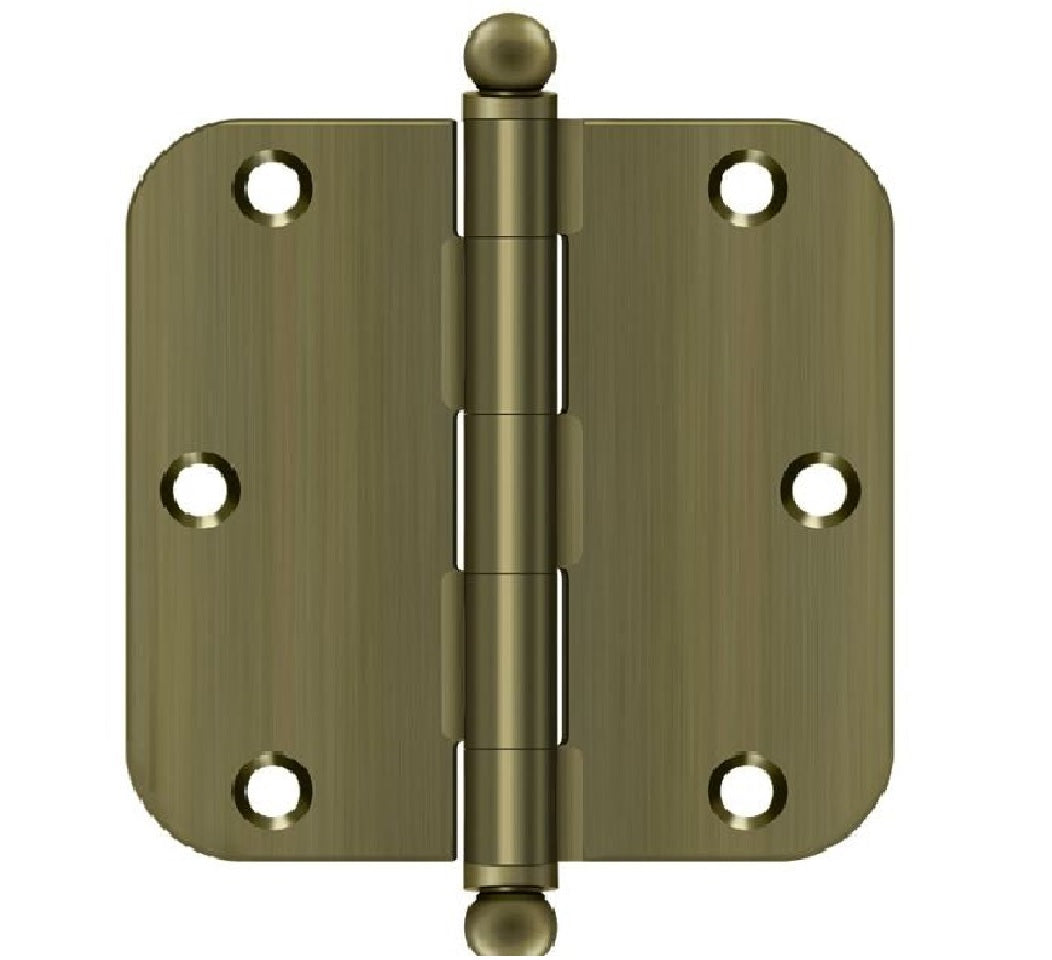Deltana S35R55-BT Radius Hinge, Antique Brass