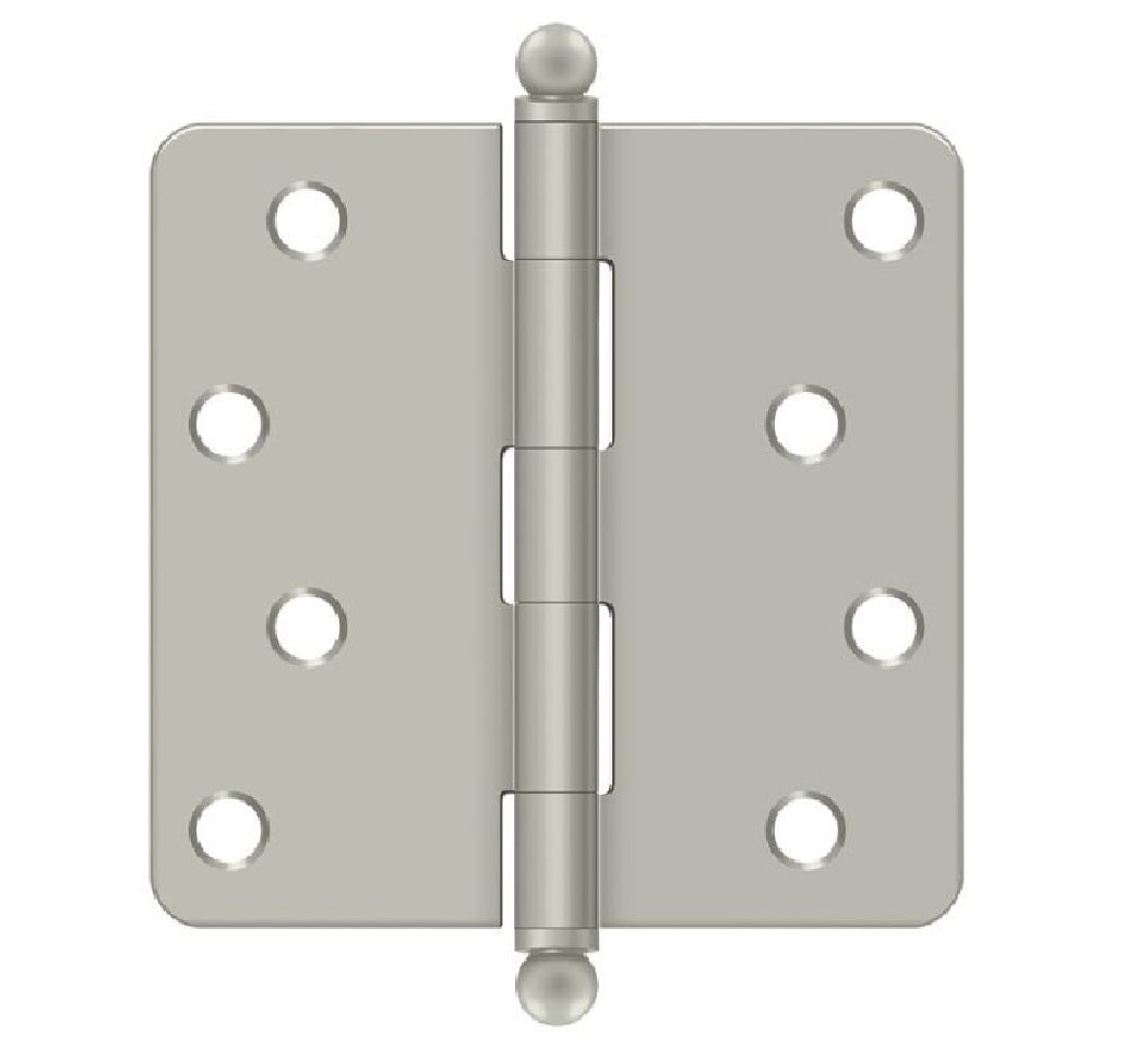 Deltana S44R415-BT Radius Hinge, Satin Nickel