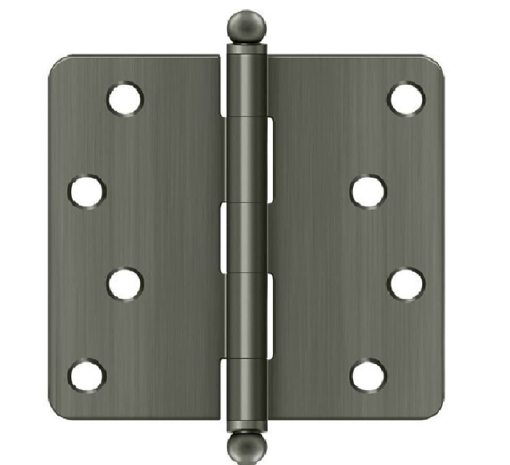 Deltana S44R415A-BT Radius Hinge, Antique Nickel