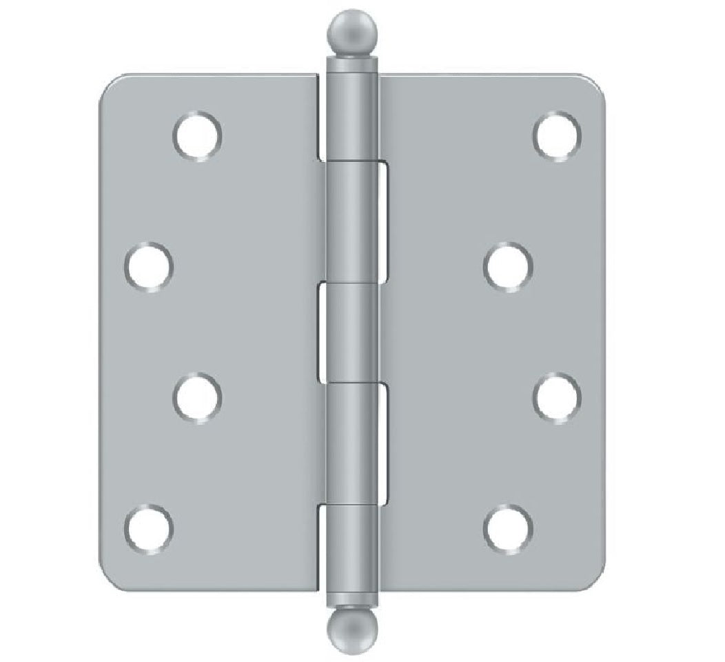 Deltana S44R426D-BT Radius Hinge, Satin Chrome