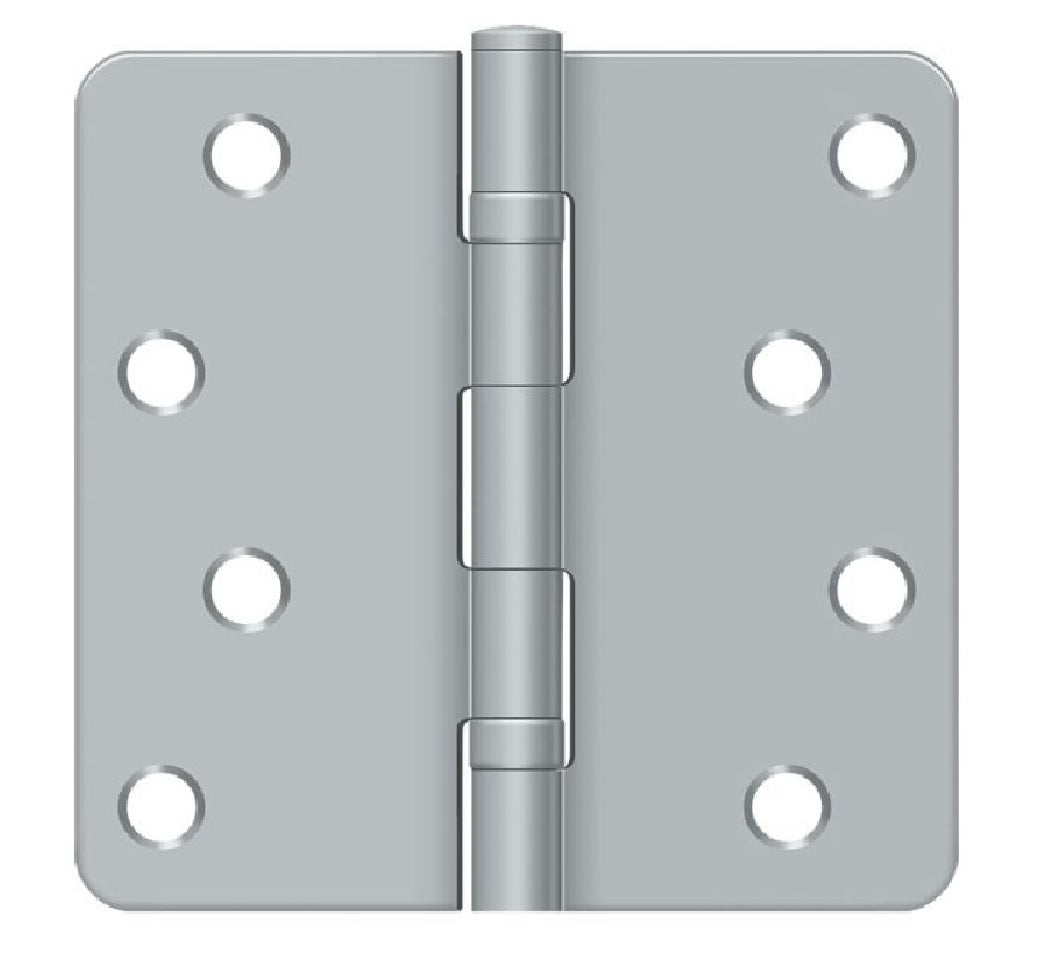 Deltana S44R4BB26D Radius Hinge, Satin Chrome