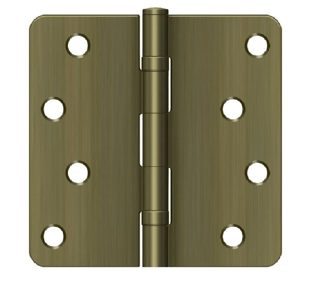 Deltana S44R4BB5 Radius Hinge, Antique Brass