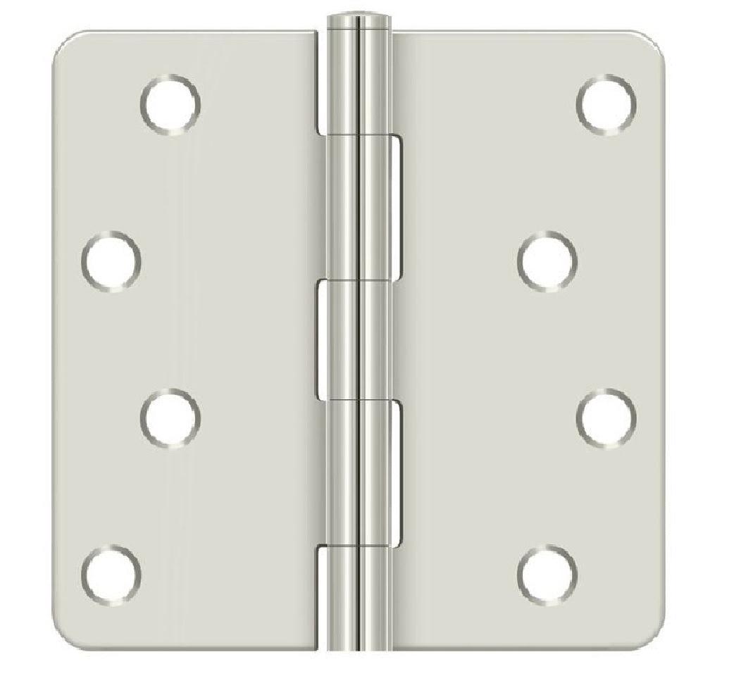 Deltana S44R414 Radius Hinge, Bright Nickel
