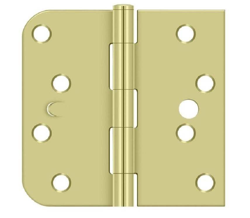Deltana S44058TT2D-LH SQ Door Hinge, Zinc Dichromate Plated