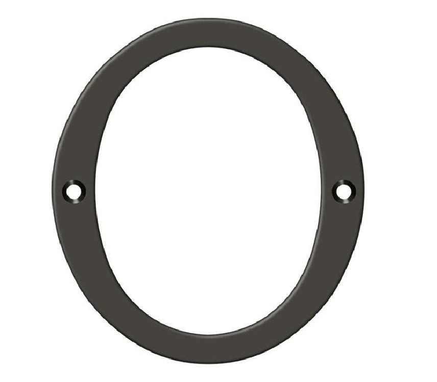 Deltana RN6-0U10B House Number, Oil Rubbed Bronze, 6"