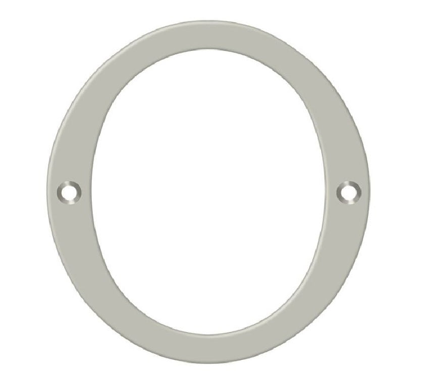 Deltana RN6-0U15 House Number, Satin Nickel, 6"
