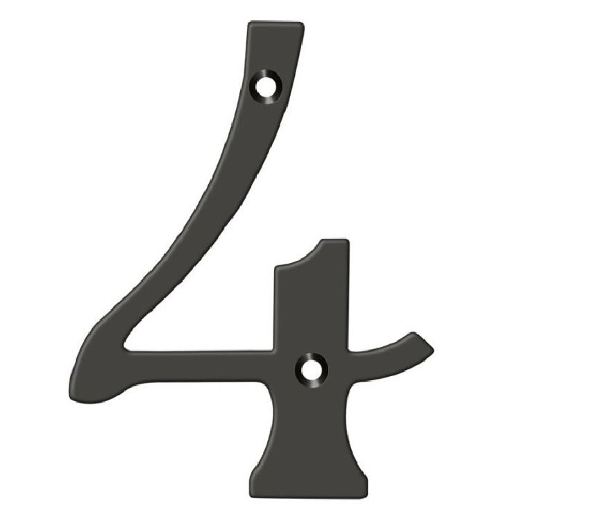 Deltana RN6-4U10B House Number, Oil Rubbed Bronze, 6"