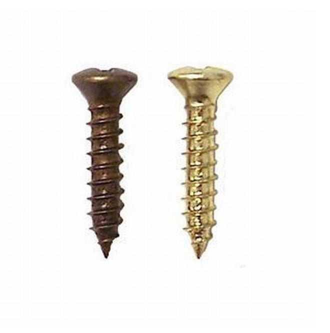 Amerock CM92655BB Sheet Metal Screws, Burnished Brass