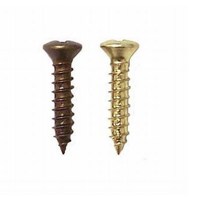 Amerock CM92657BB Sheet Metal Screws, Burnished Brass