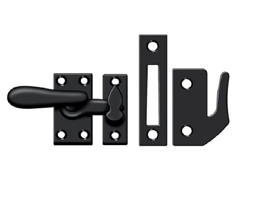 Deltana CF66U19 Casement Fastener Window Lock, Black