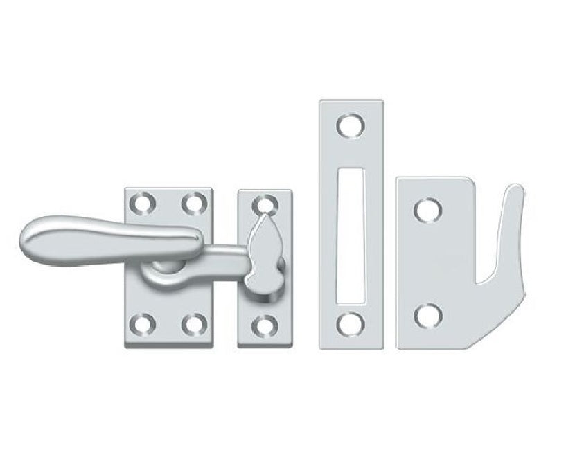 Deltana CF66U26 Casement Fastener Window Lock, Bright Chrome