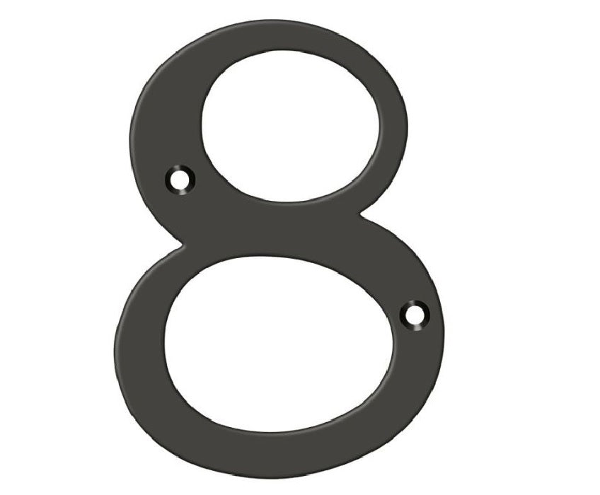 Deltana RN6-8U10B House Number, Oil Rubbed Bronze, 6"