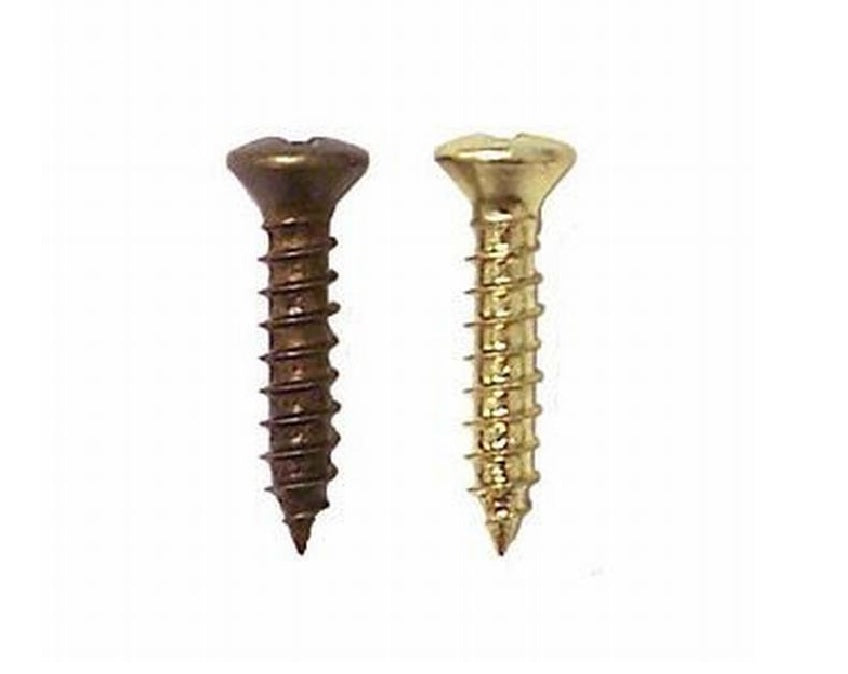 Amerock CM91657BB Sheet Metal Screws, Burnished Brass