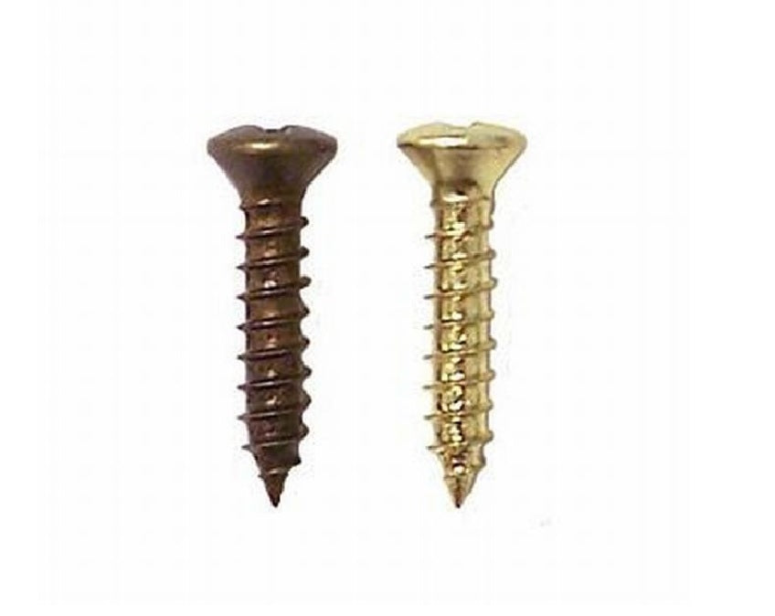 Amerock CM91657M3 Sheet Metal Screws, Machine Brass