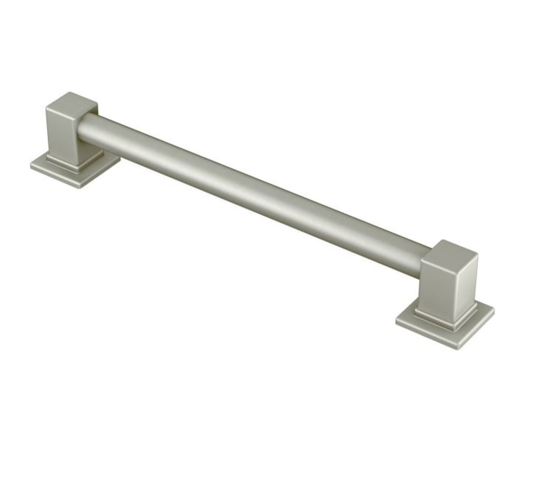 Moen YG8818BN 90 Degree Grab Bar, Brushed Nickel, 18"