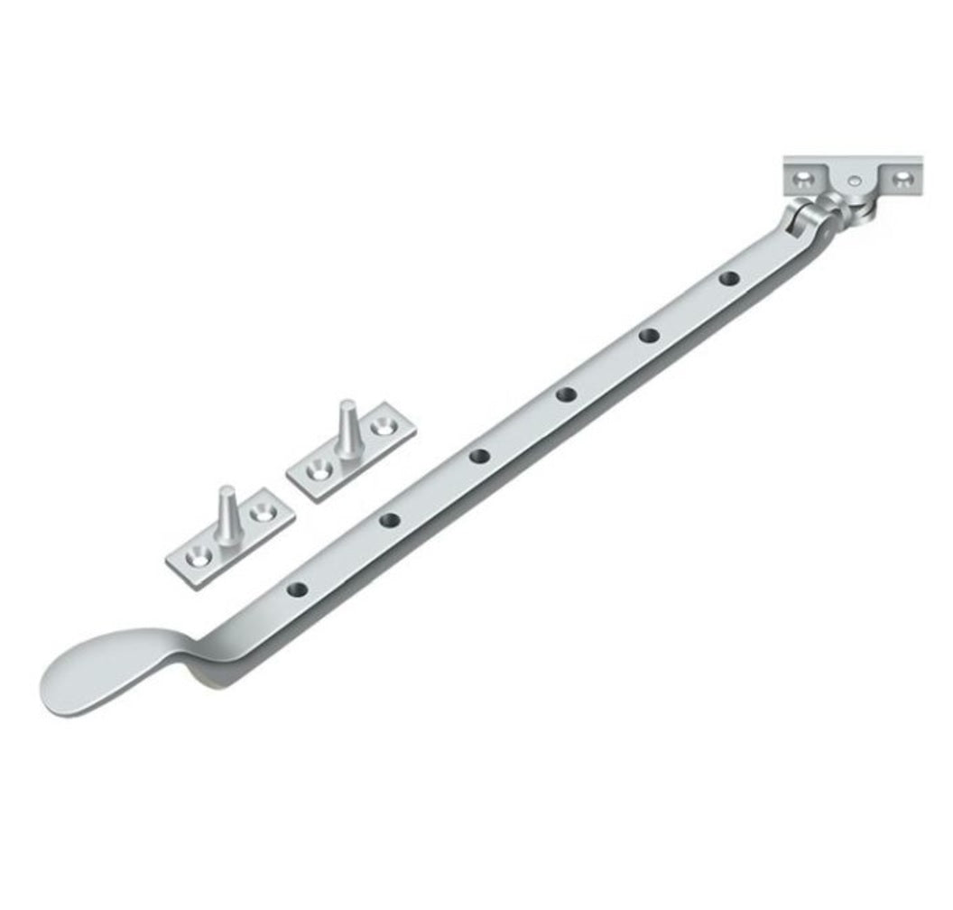 Deltana CSA13U26 Colonial Casement Stay Adjuster, Bright Chrome