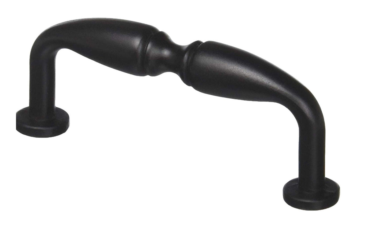 Rusticware 925BLK Center to Center Cabinet Pull, Black, 3"
