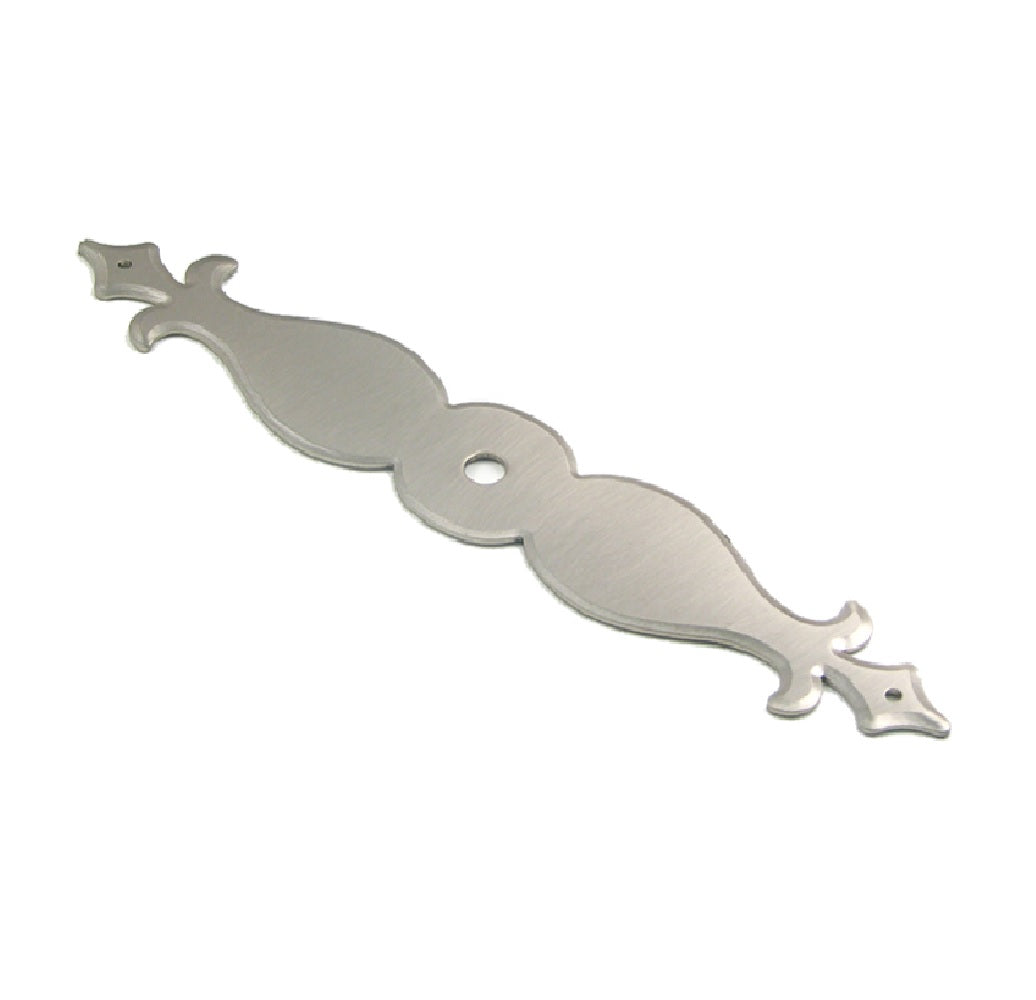 Rusticware 990SN Cabinet Backplate, Satin Nickel, 6.5"