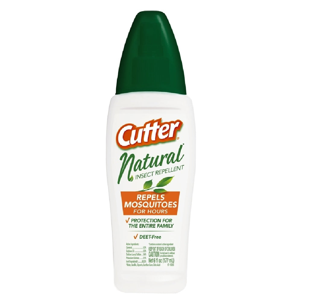 Cutter HG-95917 Natural Insect Repellent, 6 oz