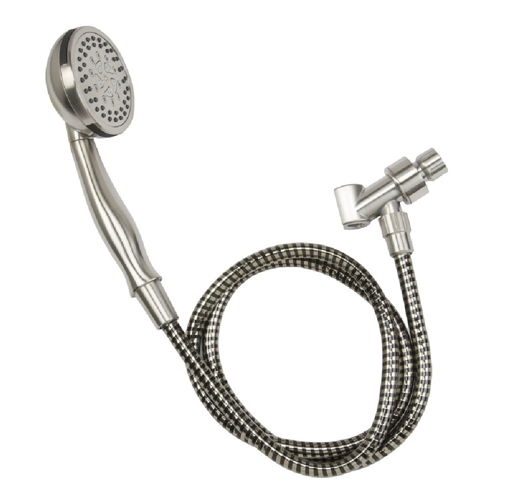 Plumb Pak K745BN Round Handheld Shower, Brushed Nickel