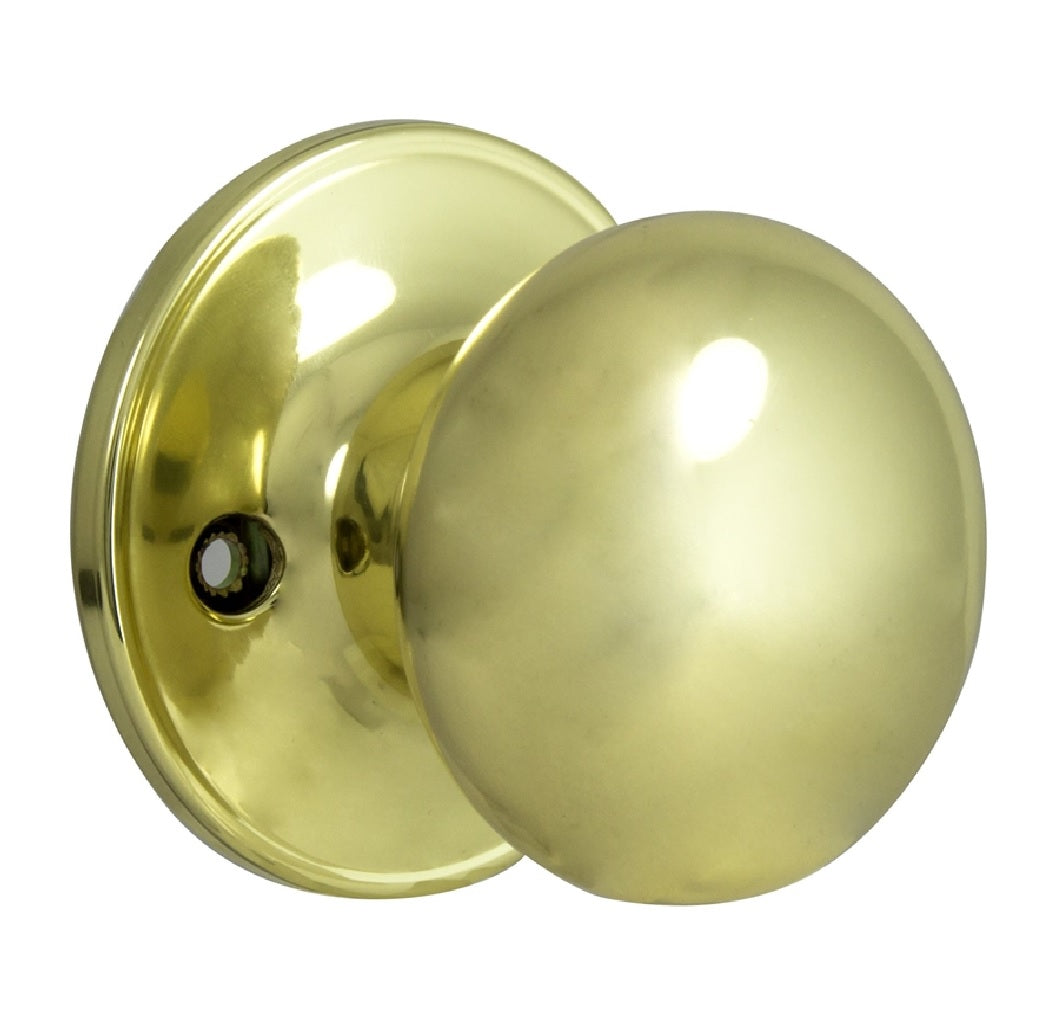 ProSource TF740V-PS Dummy Door Knob, Polished Brass