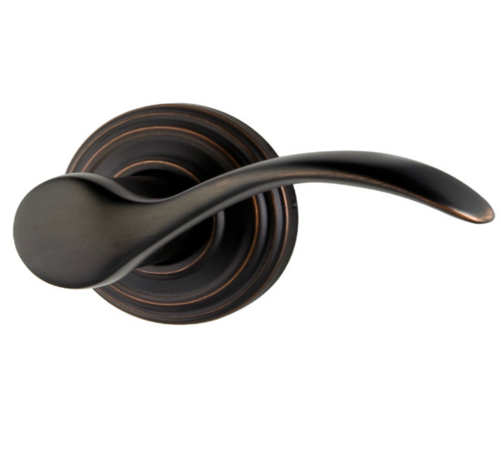 Kwikset 720PML 11P Pembroke Passage Lever, Venetian Bronze