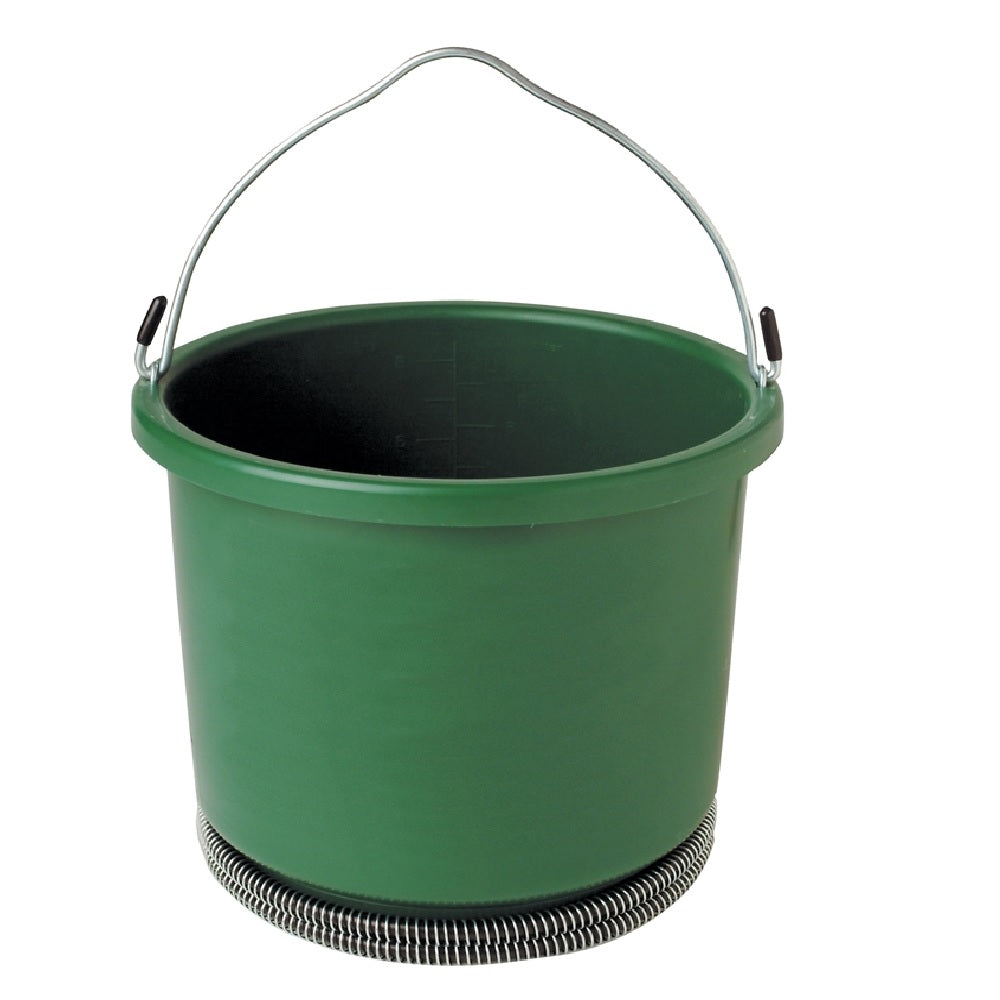 Farm Innovators HB-60 Heated Bucket, Plastic, Green