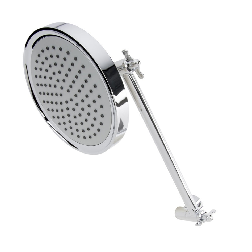 Plumb Pak K731CP Arm Round Showerhead, Metal/Plastic