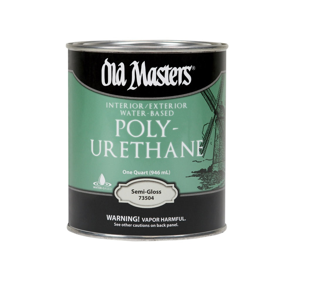 Old Masters 73504 Water-Based Polyurethane, Clear