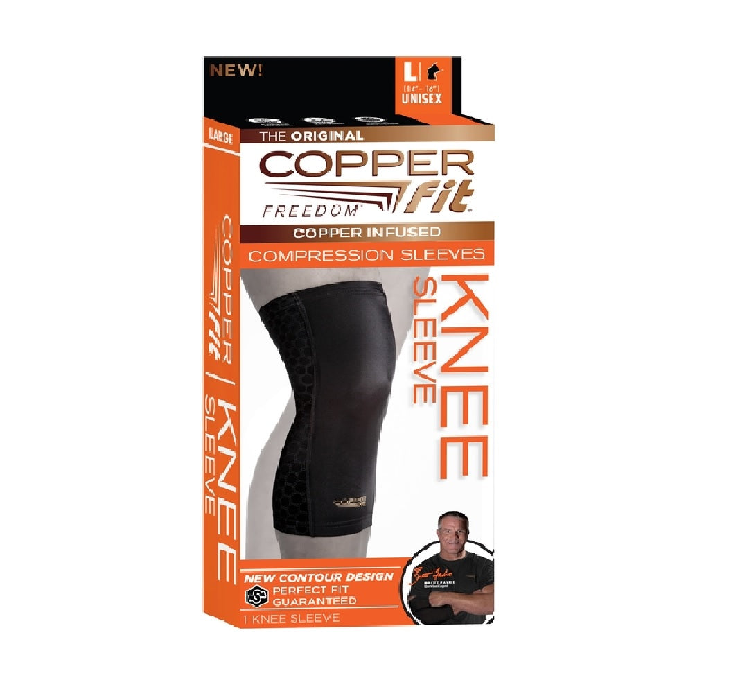 Copper Fit CF2KNLG As Seen On TV Compression Knee Sleeve, Large