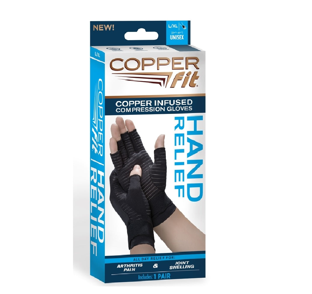 Copper Fit CFRRGL-LXL12 As Seen On Tv Compression Gloves