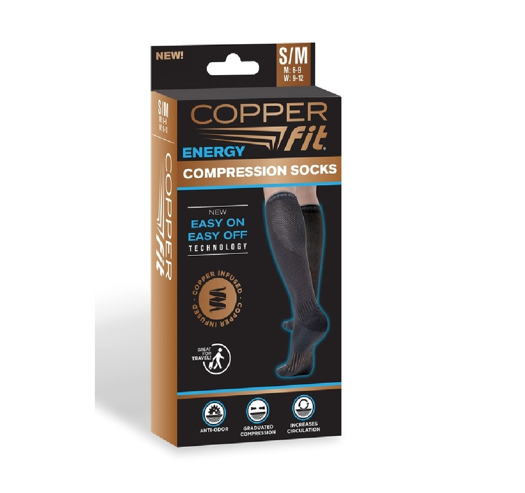 Copper Fit CF2CPSK1BLSM As Seen On Tv Compression Socks