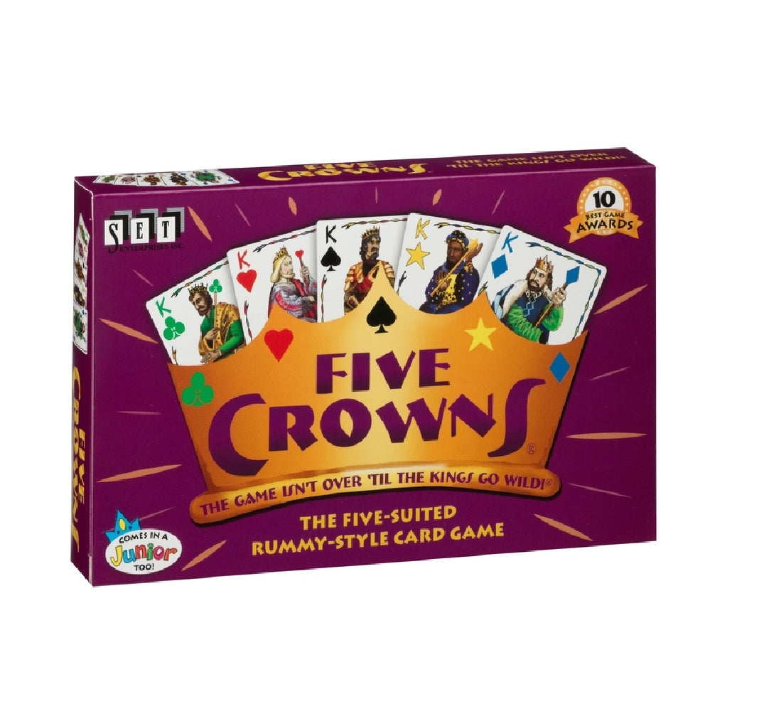 Playmonster 4001 Five Crowns Card Game, Multicolor